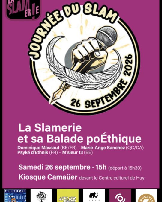 Balade poÉthique affiche-flyer avec logos partenaires